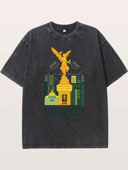 Mexico City 2026 World Cup Washed T-shirt