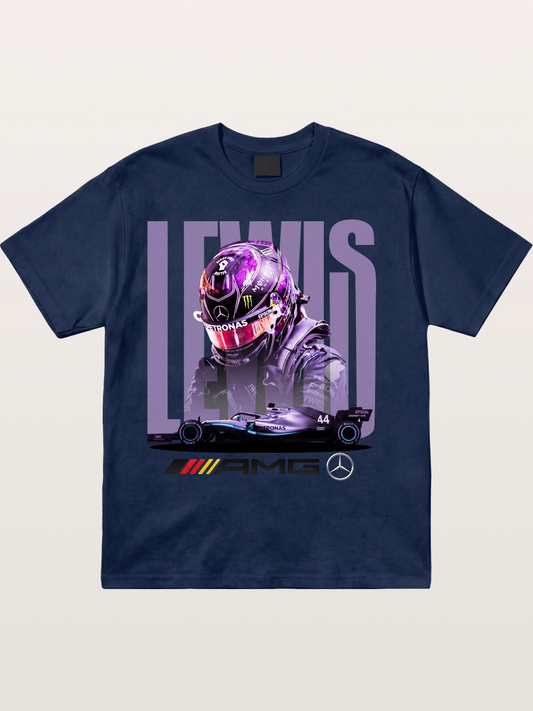 Hamilton 44 Mercedes F1 Cotton T-shirt