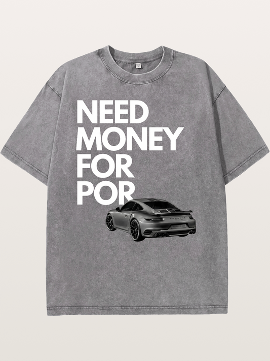 Porsche Profile Washed T-shirt