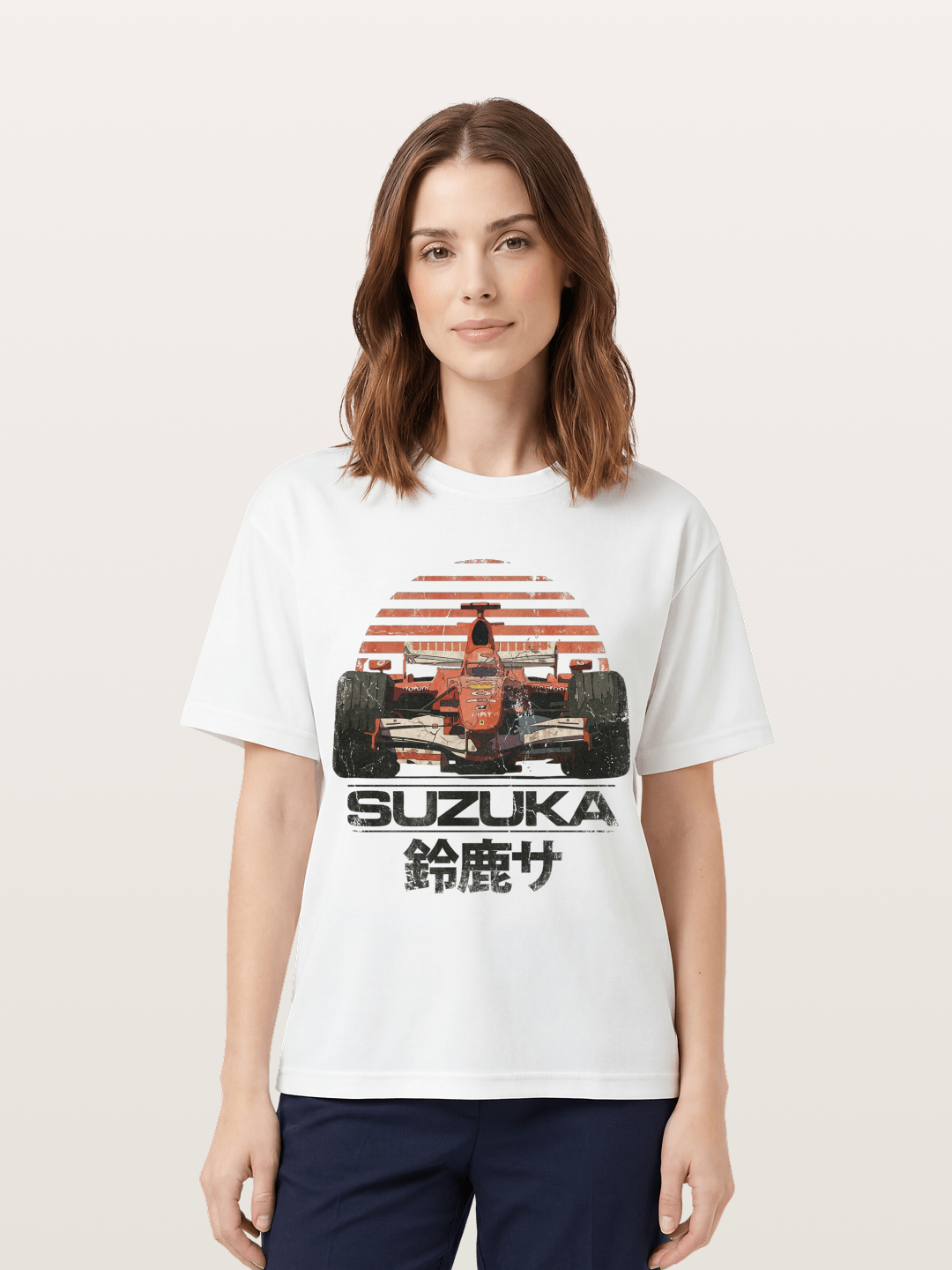 Suzuka Retro Cotton T-shirt