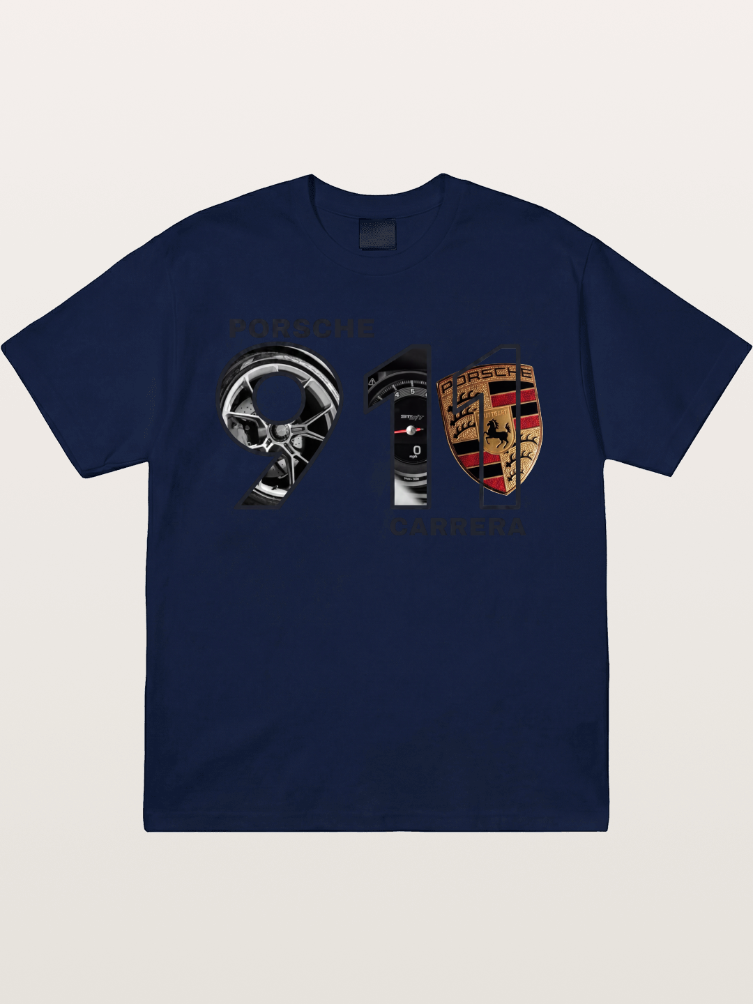 Porsche 911 Carrera Composite Logo Gildan T-shirt