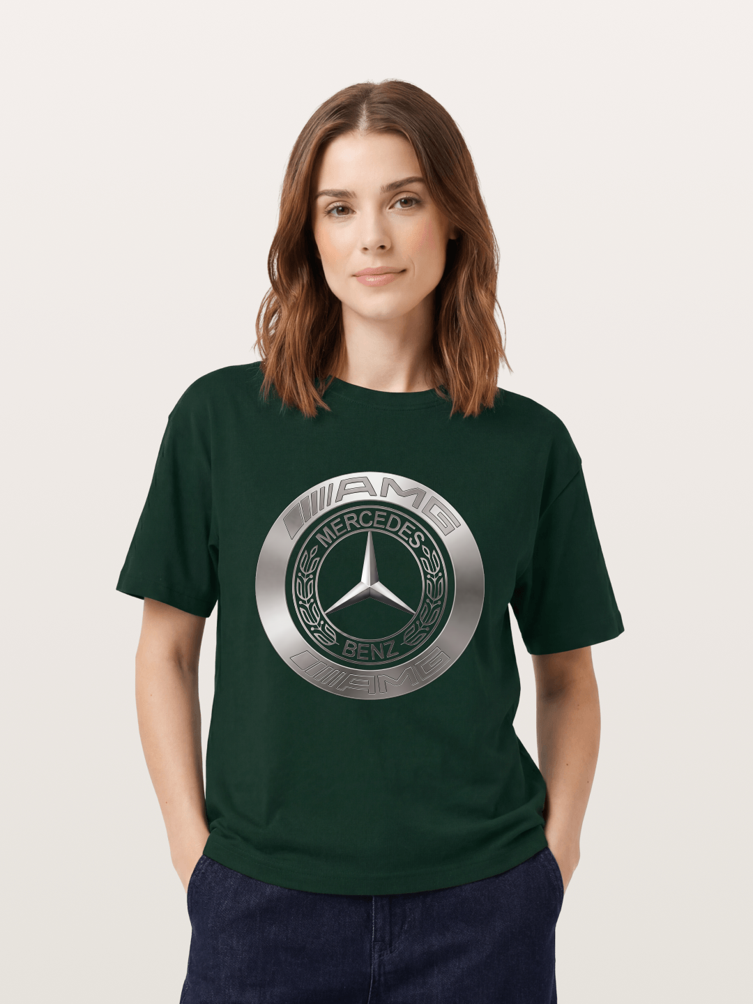 Mercedes AMG Silver Badge Gildan T-shirt