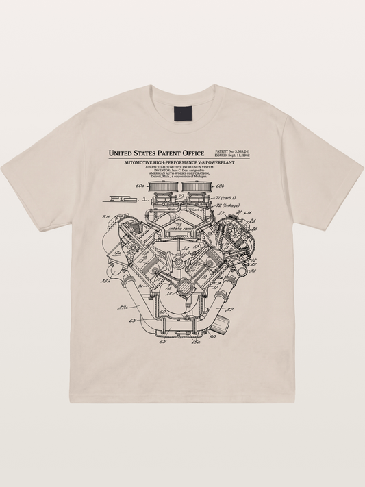 V8 Powerplant Cotton T-shirt