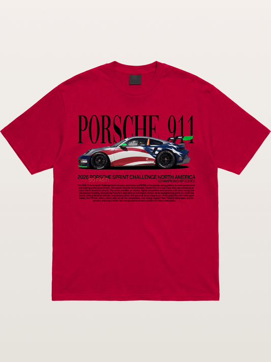 Porsche 911 Sprint Challenge Livery Gildan T-shirt