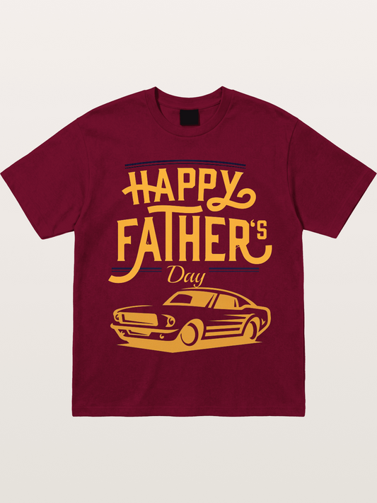 Father's Day Muscle Car Art Gildan T-shirt