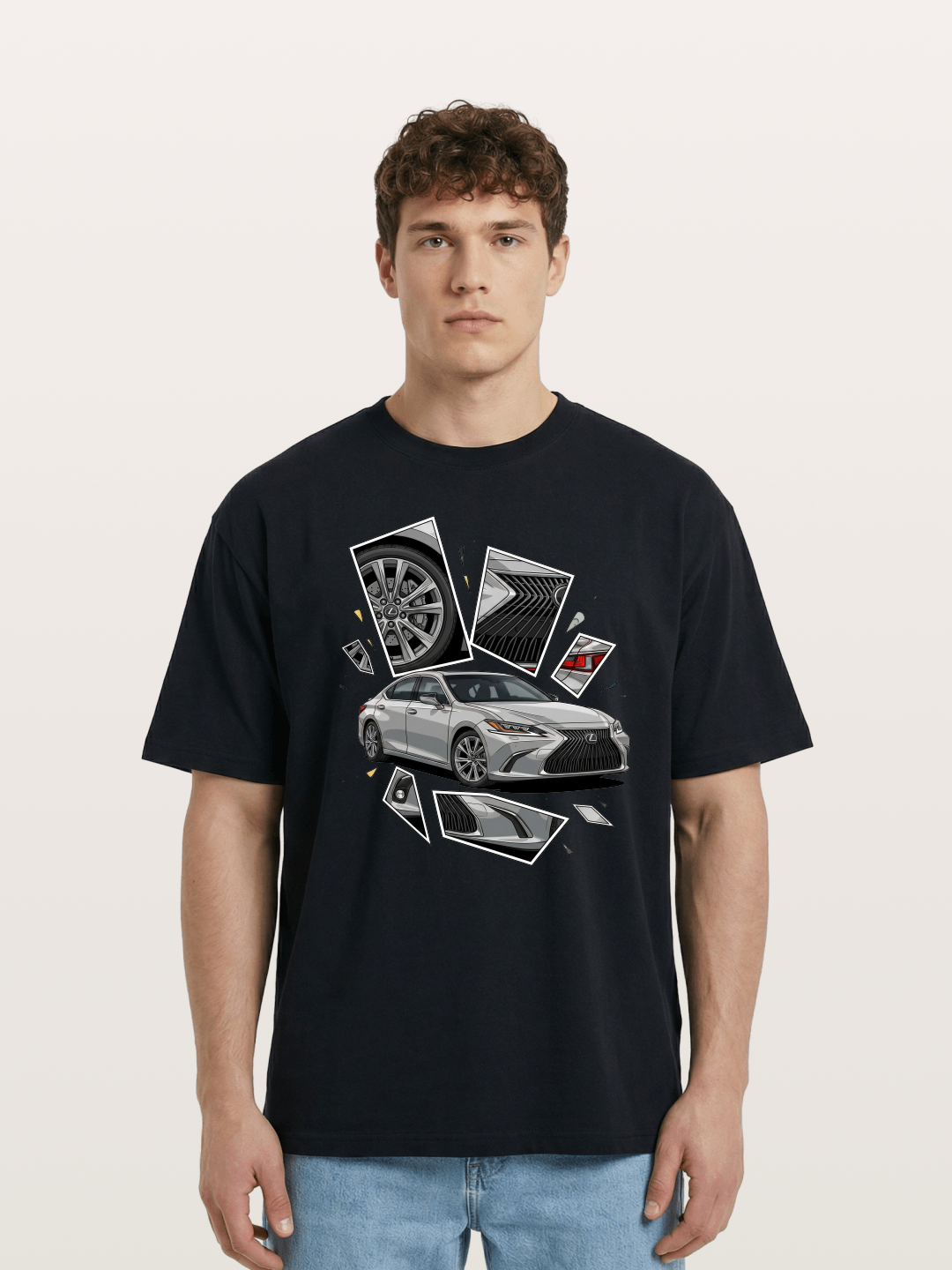 Lexus Sedan Exploded View Cotton T-shirt