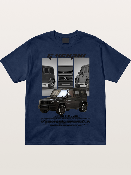 Mercedes G-Wagon Multi Angle View Cotton T-shirt