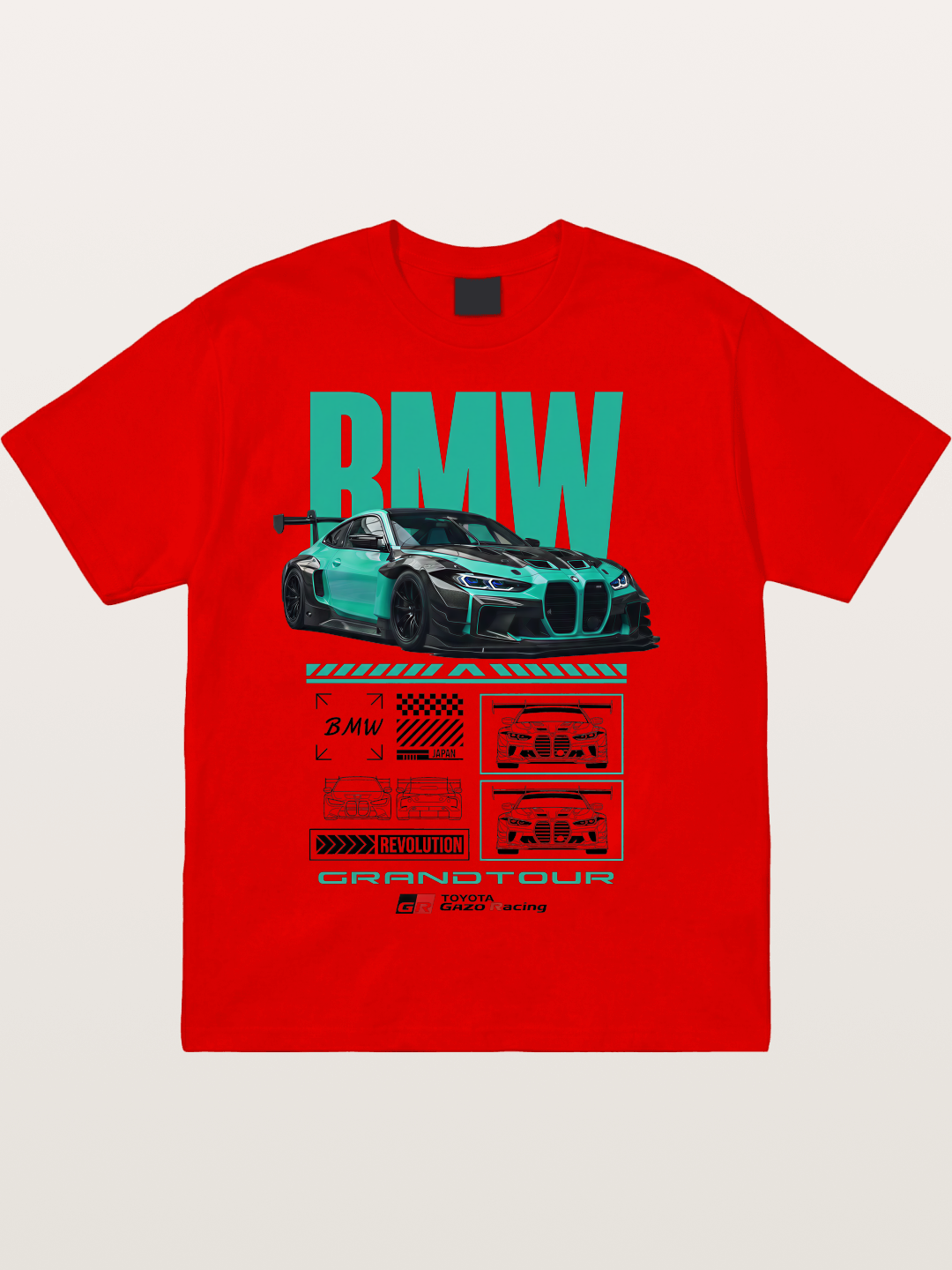 BMW M4 GT3 Technical Design Cotton T-shirt