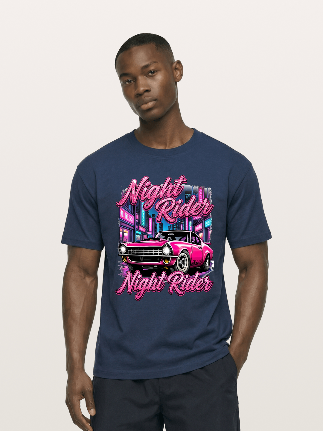 Night Rider Cotton T-shirt