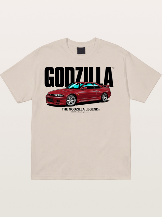 Godzilla Drift Cotton T-shirt