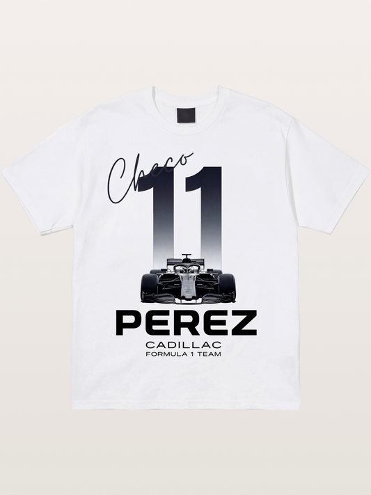 Sergio Perez 11 F1 Cadillac Cotton T-shirt