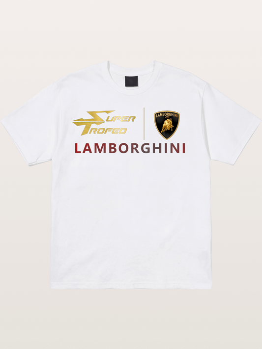 Lamborghini Super Trofeo Logo Cotton T-shirt