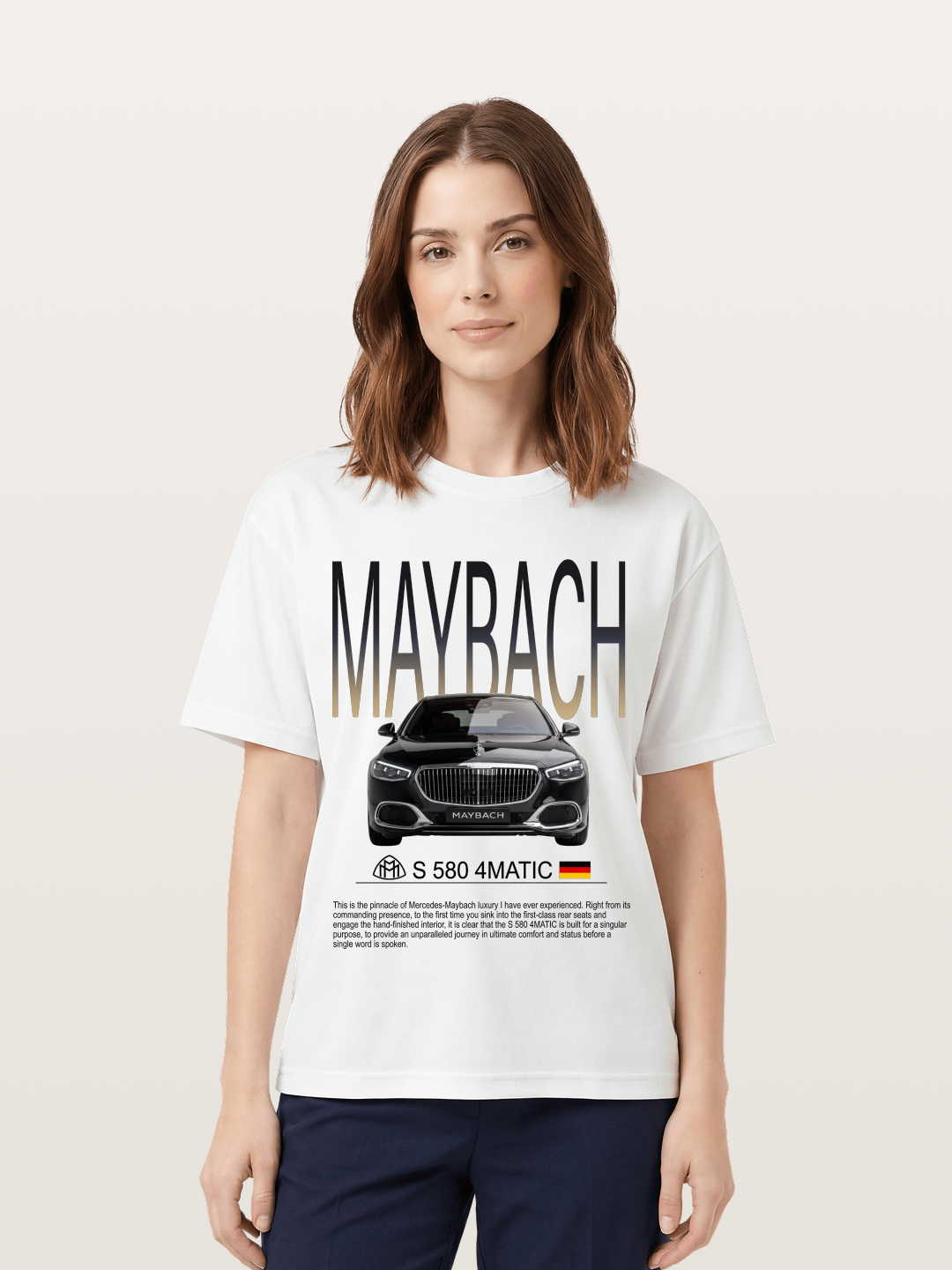 Maybach Luxury Sedan Poster Cotton T-shirt