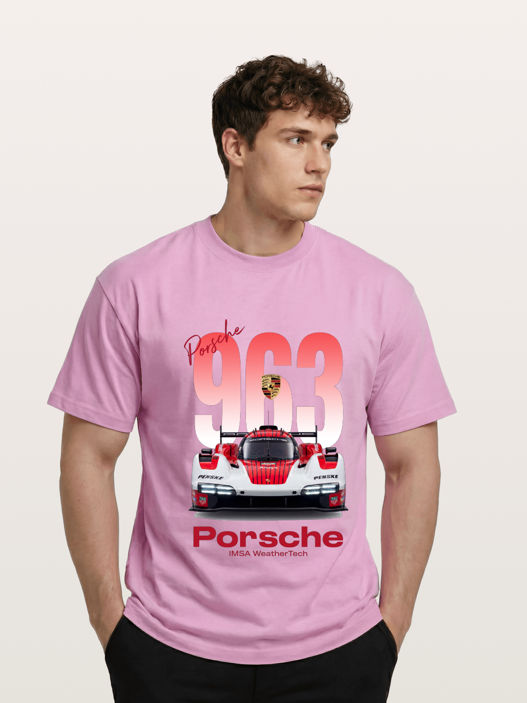 Porsche 963 IMSA WeatherTech Race Car Gildan T-shirt