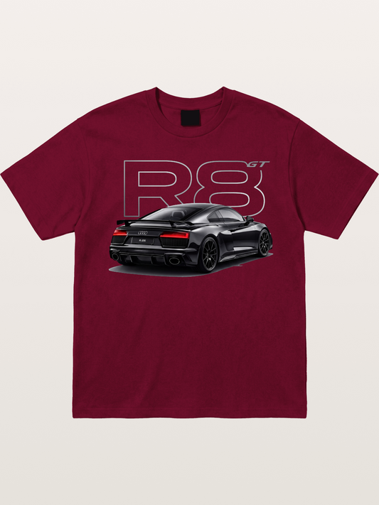 Audi R8 GT Black Rear End Gildan T-shirt