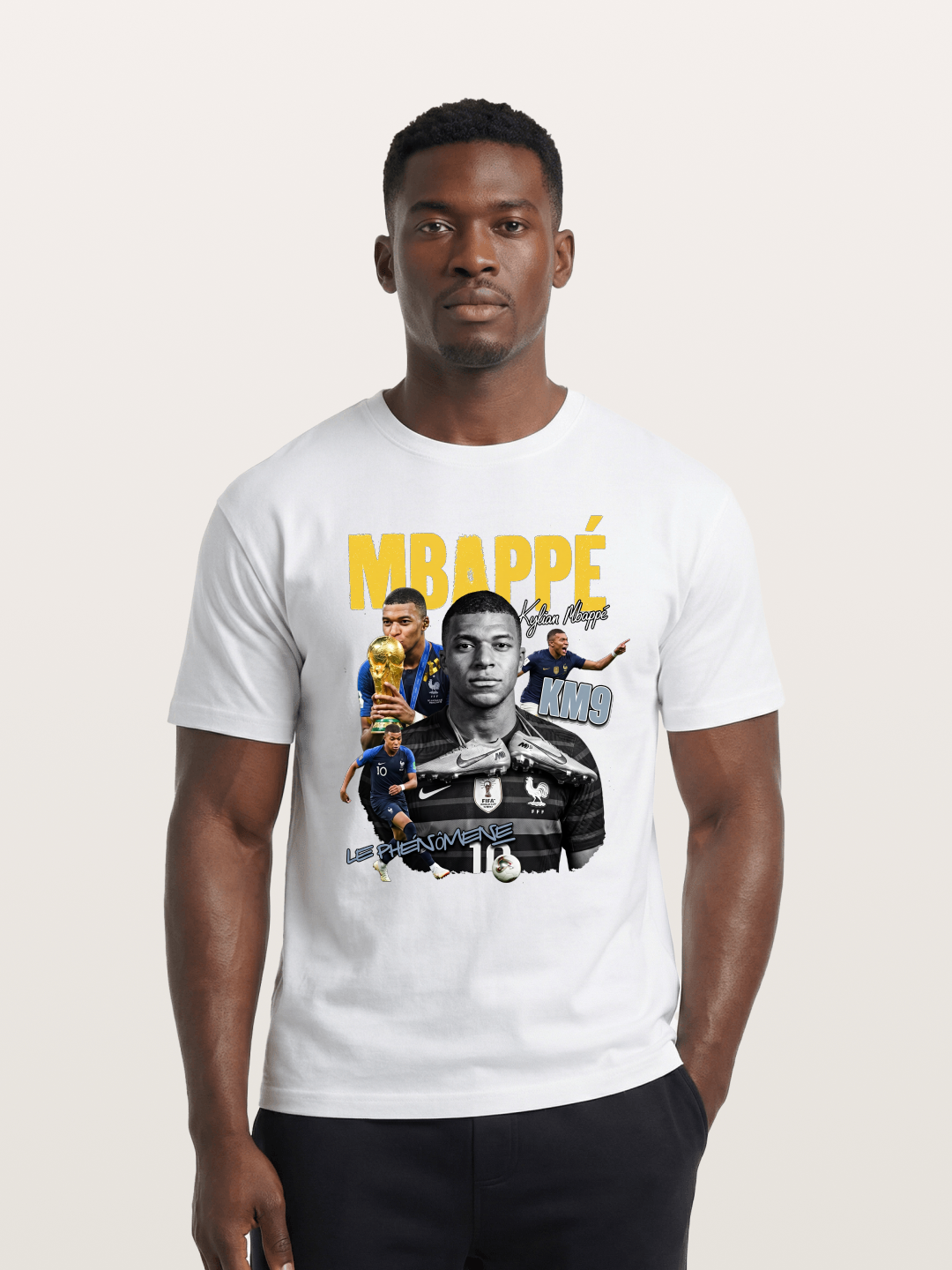 Kylian Mbappe KM9 Graphic Cotton T-shirt