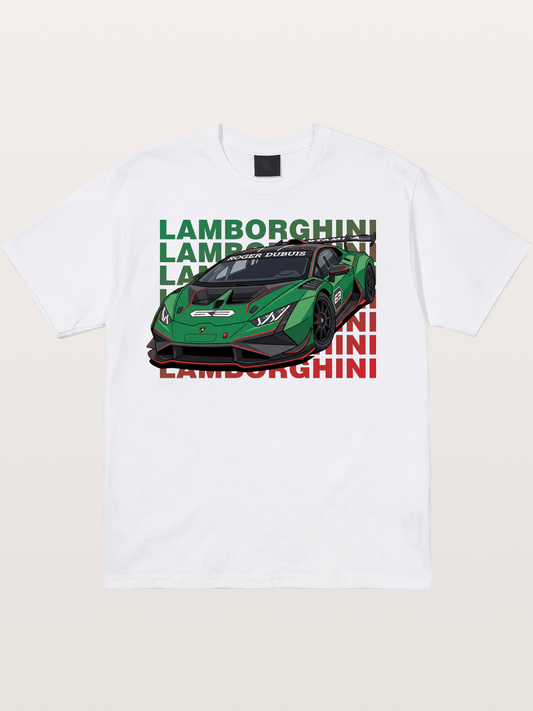 Lamborghini Huracan Green 63 Edition Cotton T-shirt