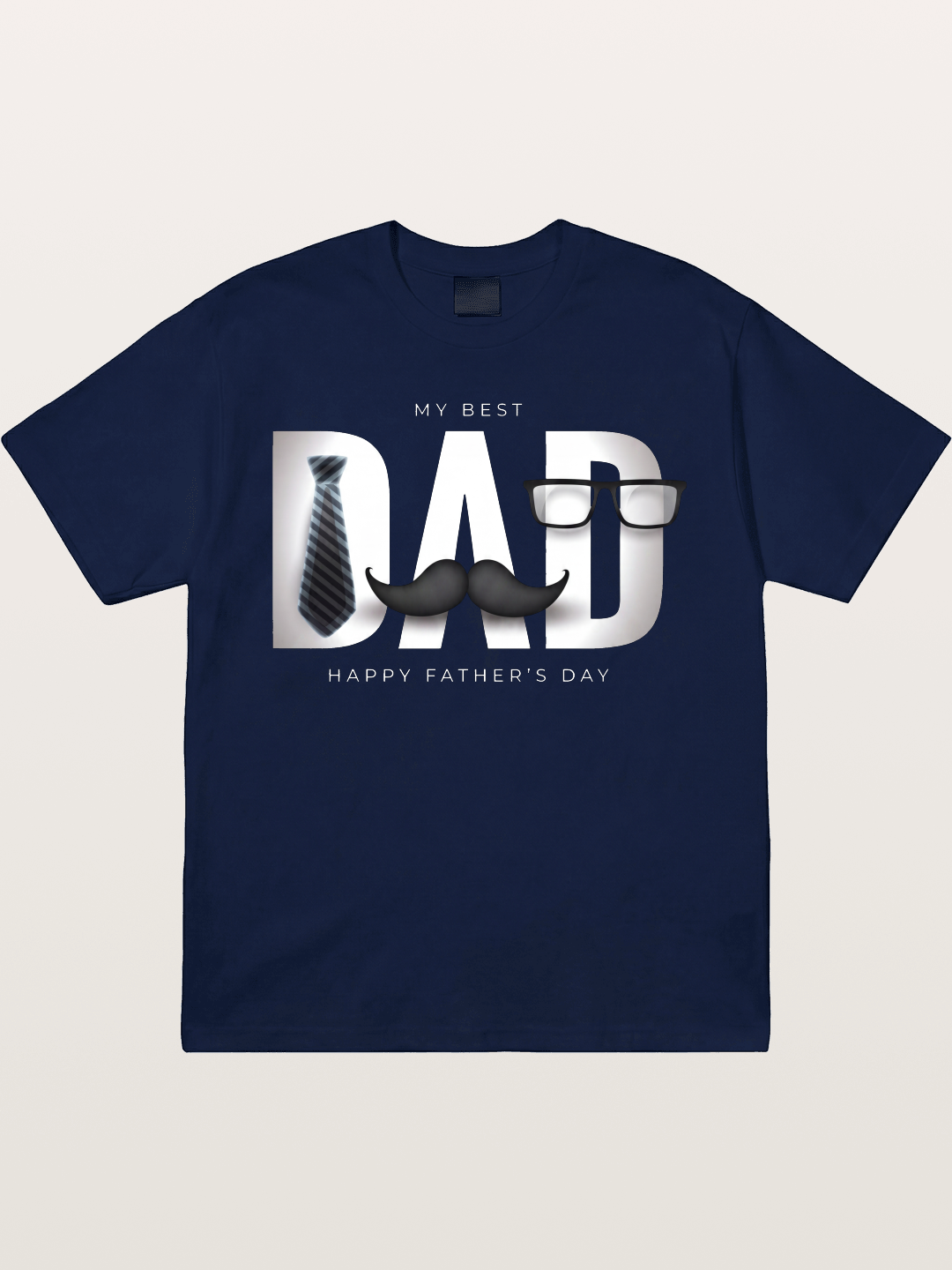 Gentleman Dad Tie Glasses Beard Gildan T-shirt