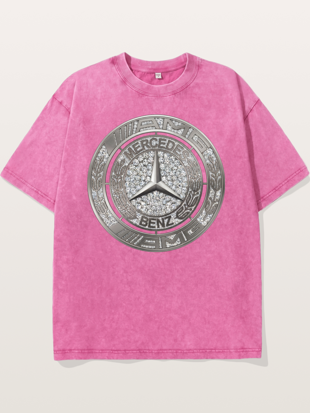 Mercedes Diamond Logo Art Washed T-shirt