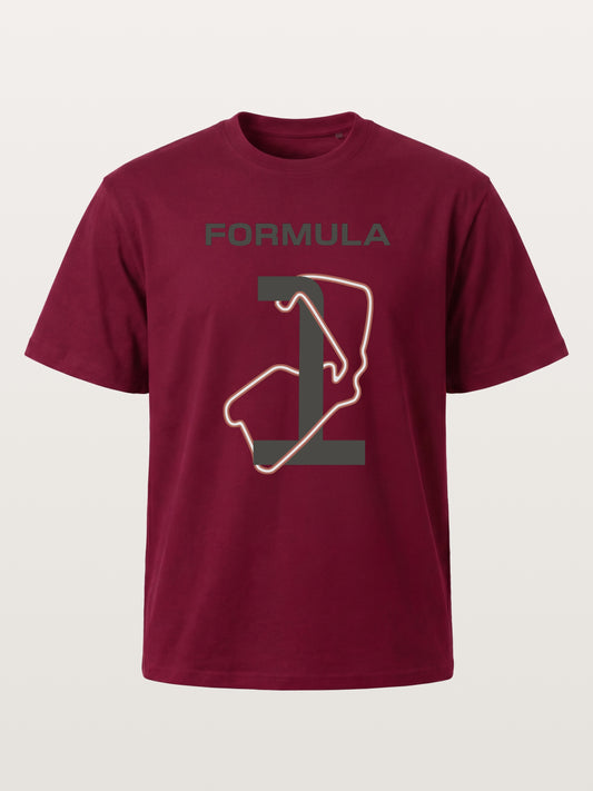 Formula 1 Silverstone Track Monogram Gildan T-shirt