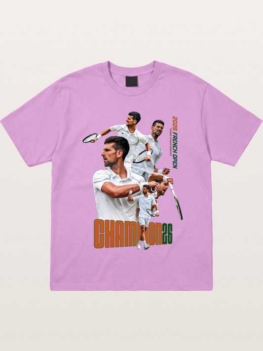 Djokovic French Open Champion Art Gildan T-shirt