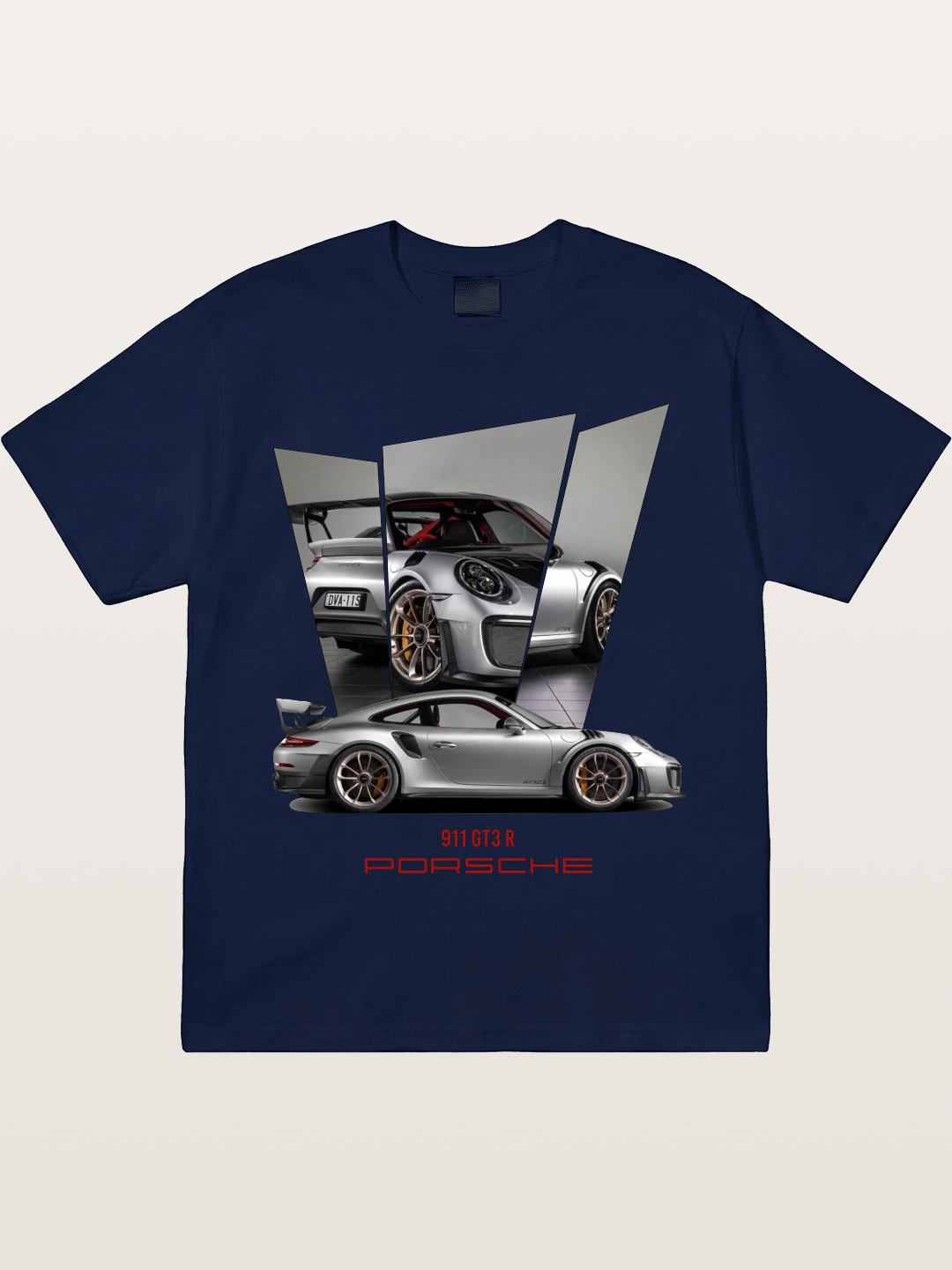 Porsche 911 GT3 RS Mirrored Collage Gildan T-shirt