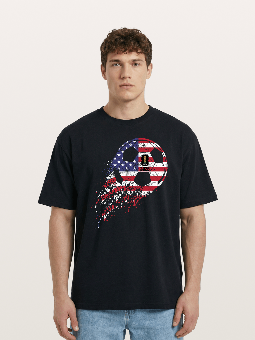 American Flag WC 2026 Ball Cotton T-shirt