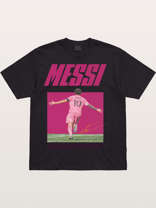 Messi Inter Miami Pink Kit Cotton T-shirt