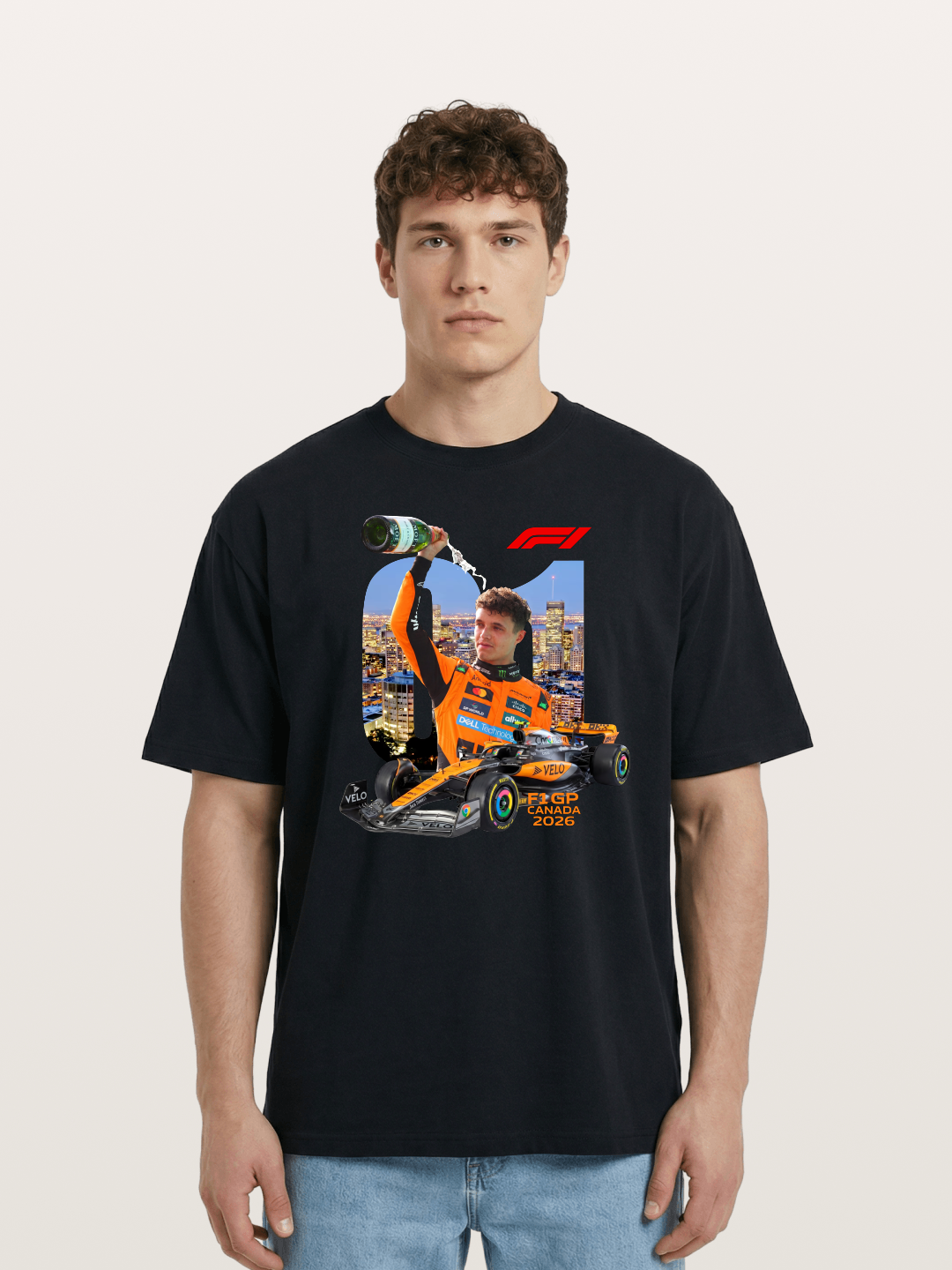 Lando Norris Canada GP 2026 Win Cotton T-shirt