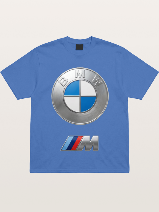 BMW M Series Metal Emblem Gildan T-shirt