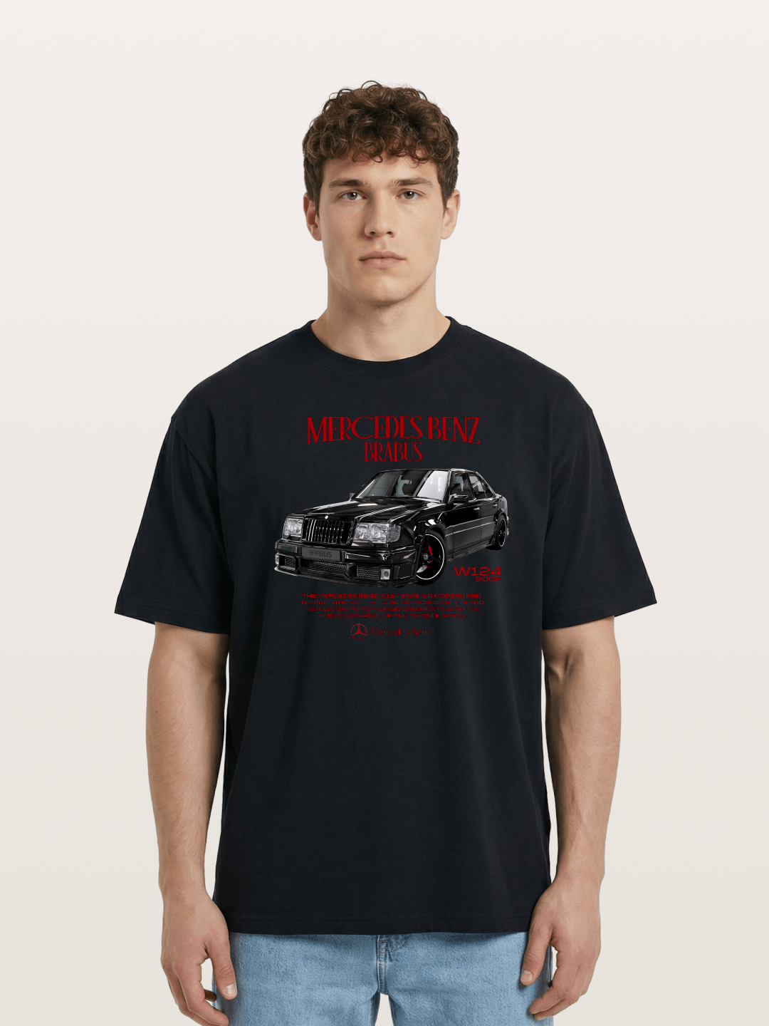 W124 500E Brabus Retro Cotton T-shirt
