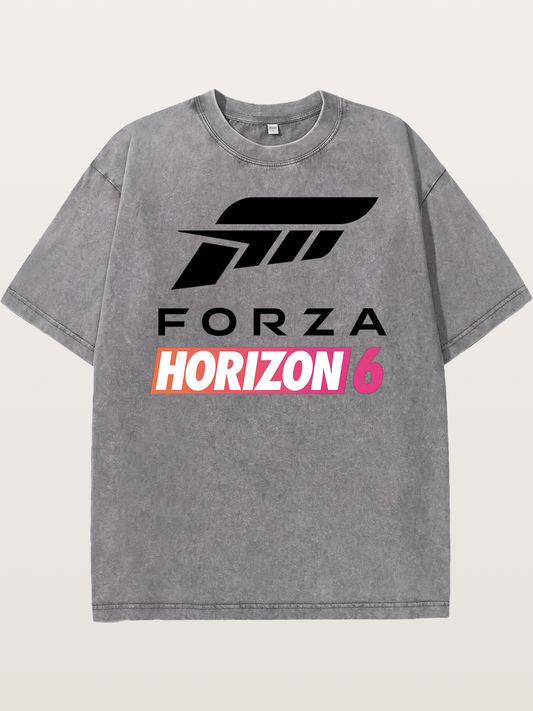Forza Horizon 6 Logo Design Washed T-shirt