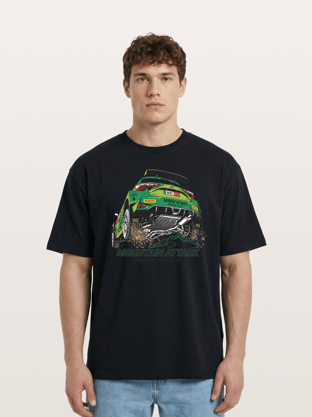Curve Attack Cotton T-shirt