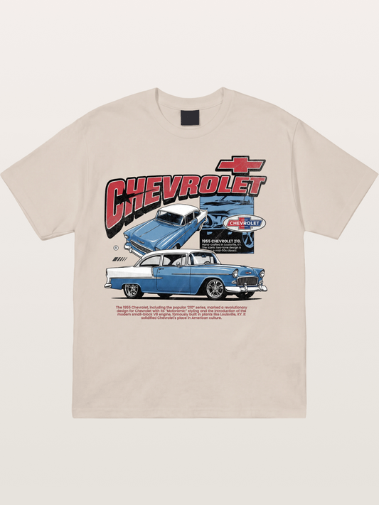 1955 Chevy 210 Custom Art Print Cotton T-shirt