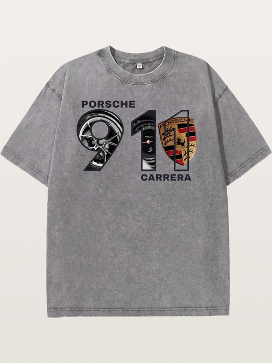 Porsche 911 Carrera Composite Logo Washed T-shirt