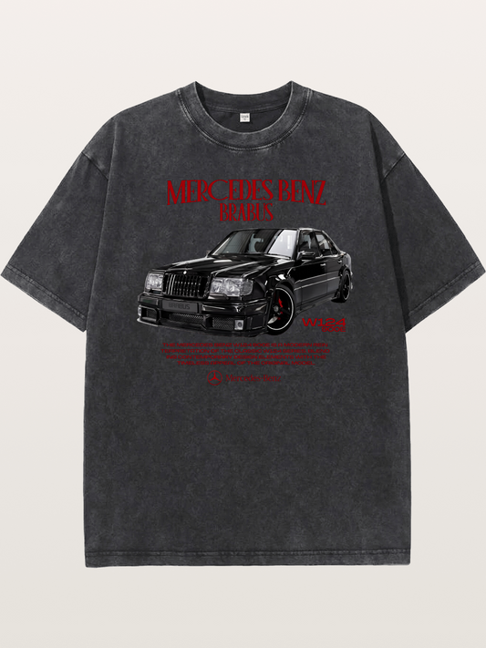 W124 500E Brabus Retro Washed T-shirt