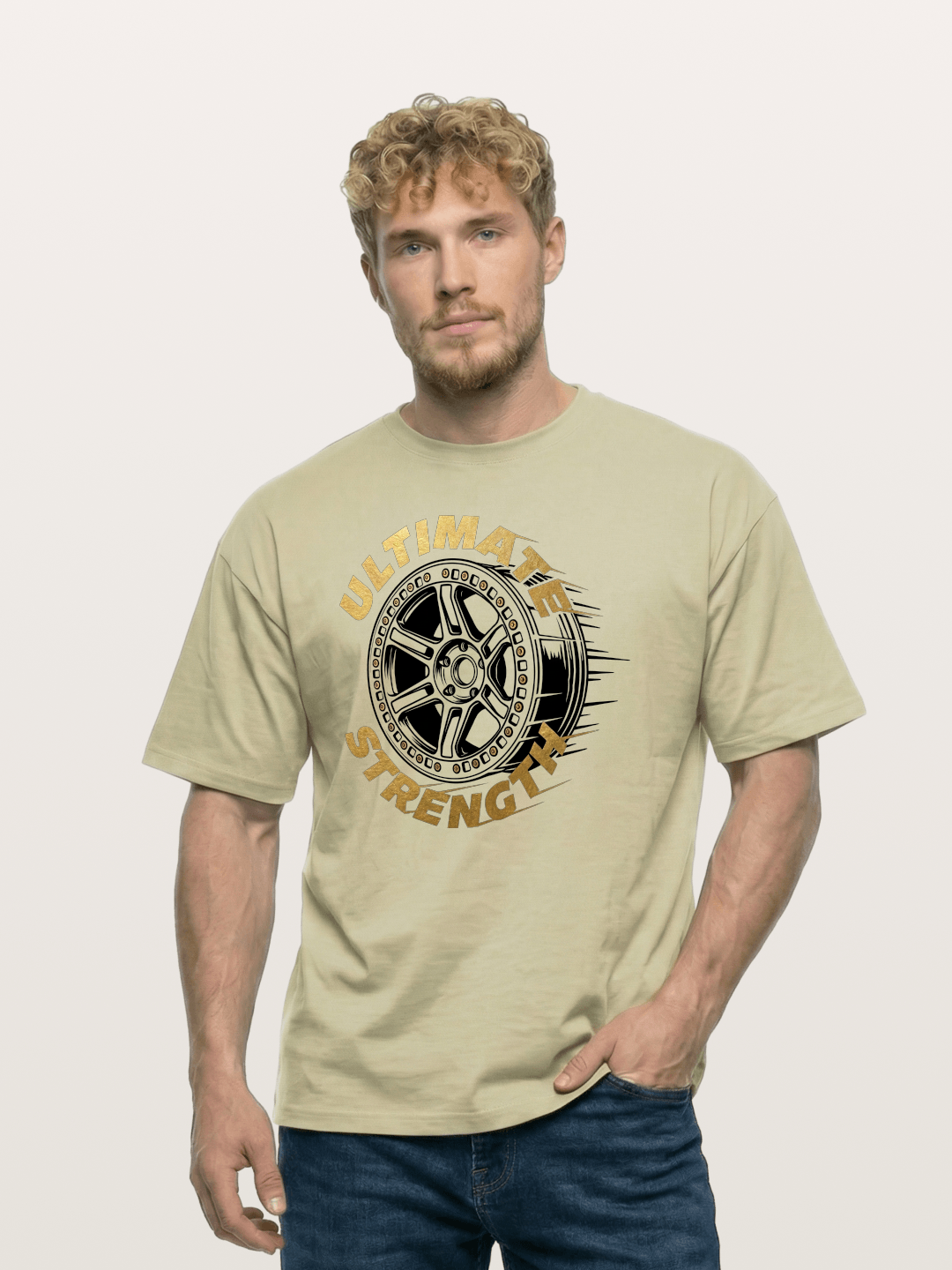 Wheel Strength Cotton T-shirt
