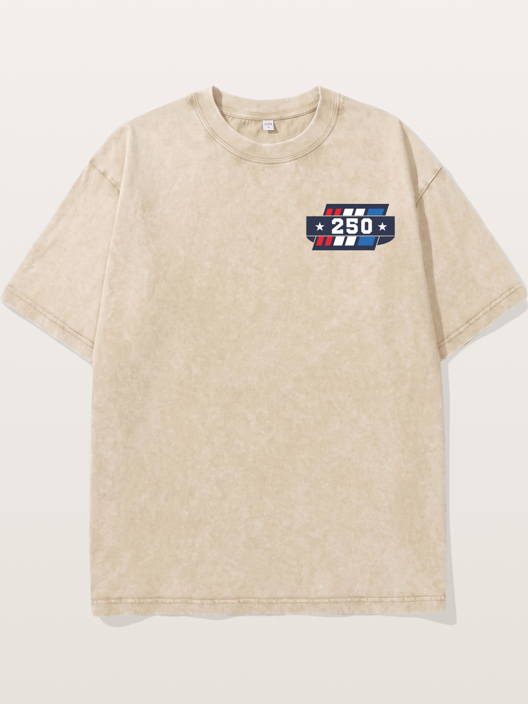 250th Anniversary Star Stripes Badge Washed T-shirt