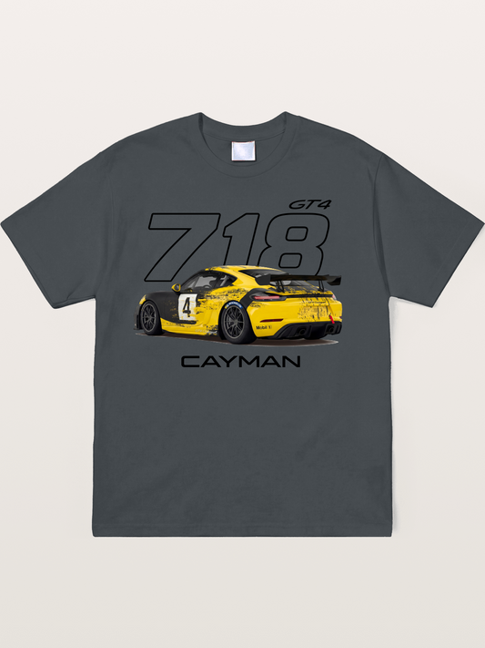 Porsche 718 Cayman GT4 Poster Soft-Stay T-shirt