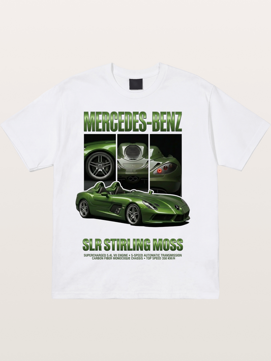 Mercedes SLR Stirling Moss Art Cotton T-shirt