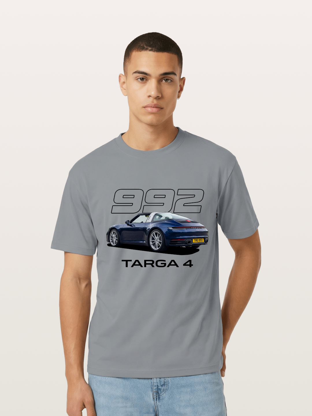 Porsche 992 Targa 4 Poster Gildan T-shirt
