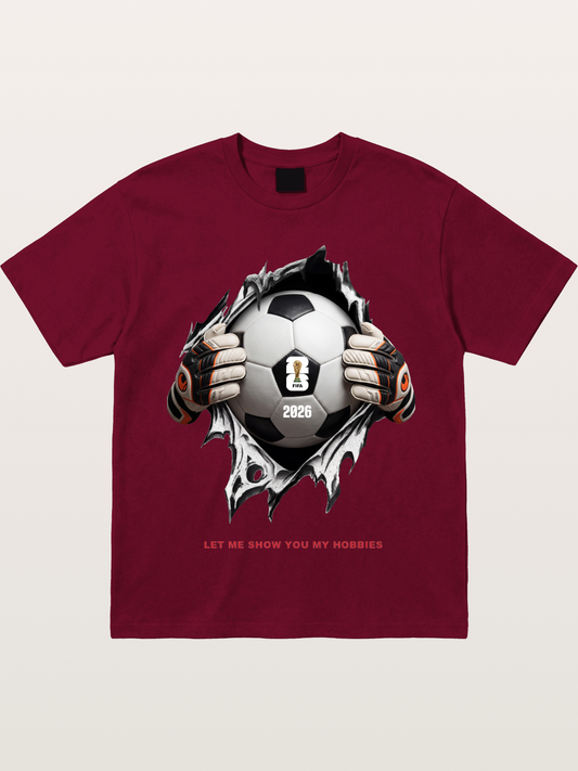 Soccer Ball Tear Effect 2026 Gildan T-shirt
