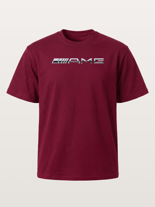 Metallic Finish AMG Three Strip Emblem Gildan T-shirt
