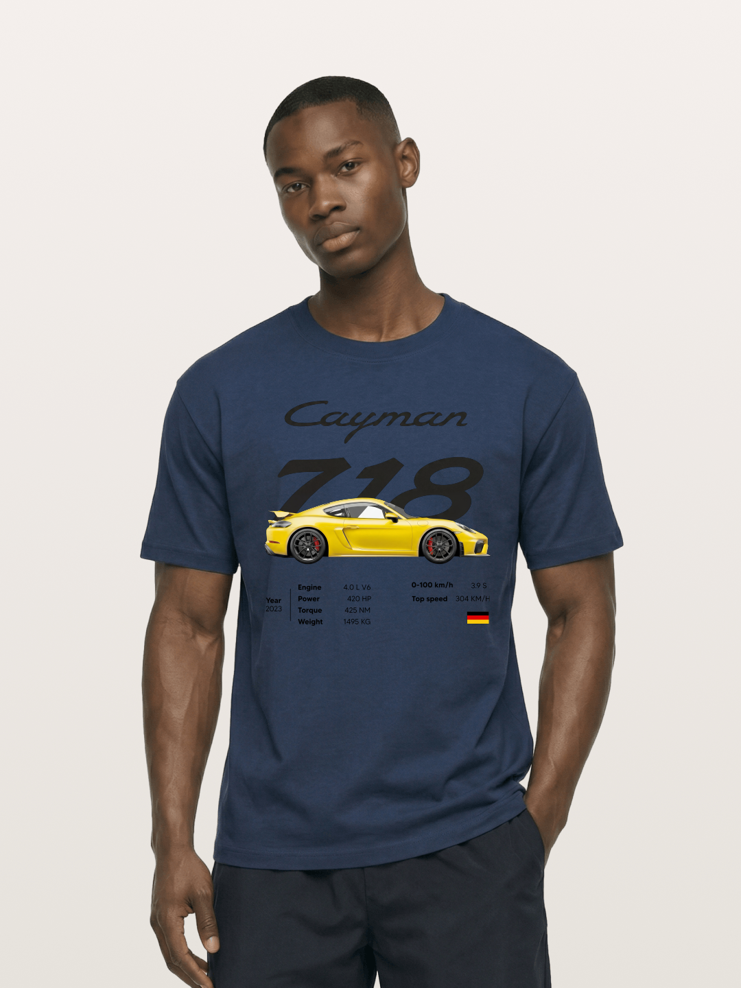 718 Porsche Vibe Cotton T-shirt