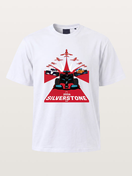 Silverstone F1 Race Formation With Jets Cotton T-shirt