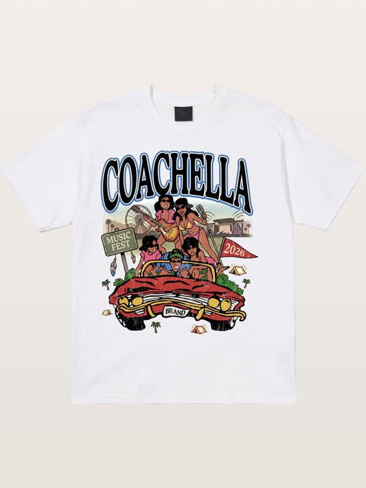 Coachella Road Trip Cotton T-shirt