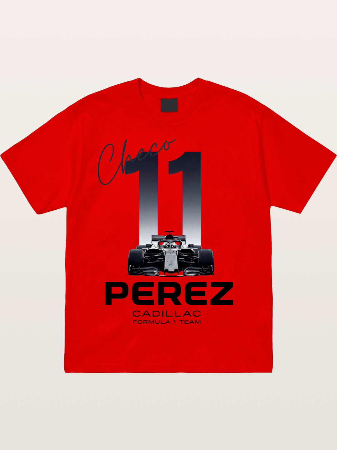 Sergio Perez 11 F1 Cadillac Cotton T-shirt