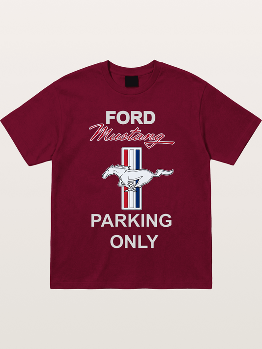Ford Mustang Parking Only Sign Gildan T-shirt