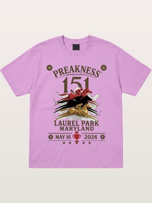 Preakness 151 Laurel Park Print Gildan T-shirt
