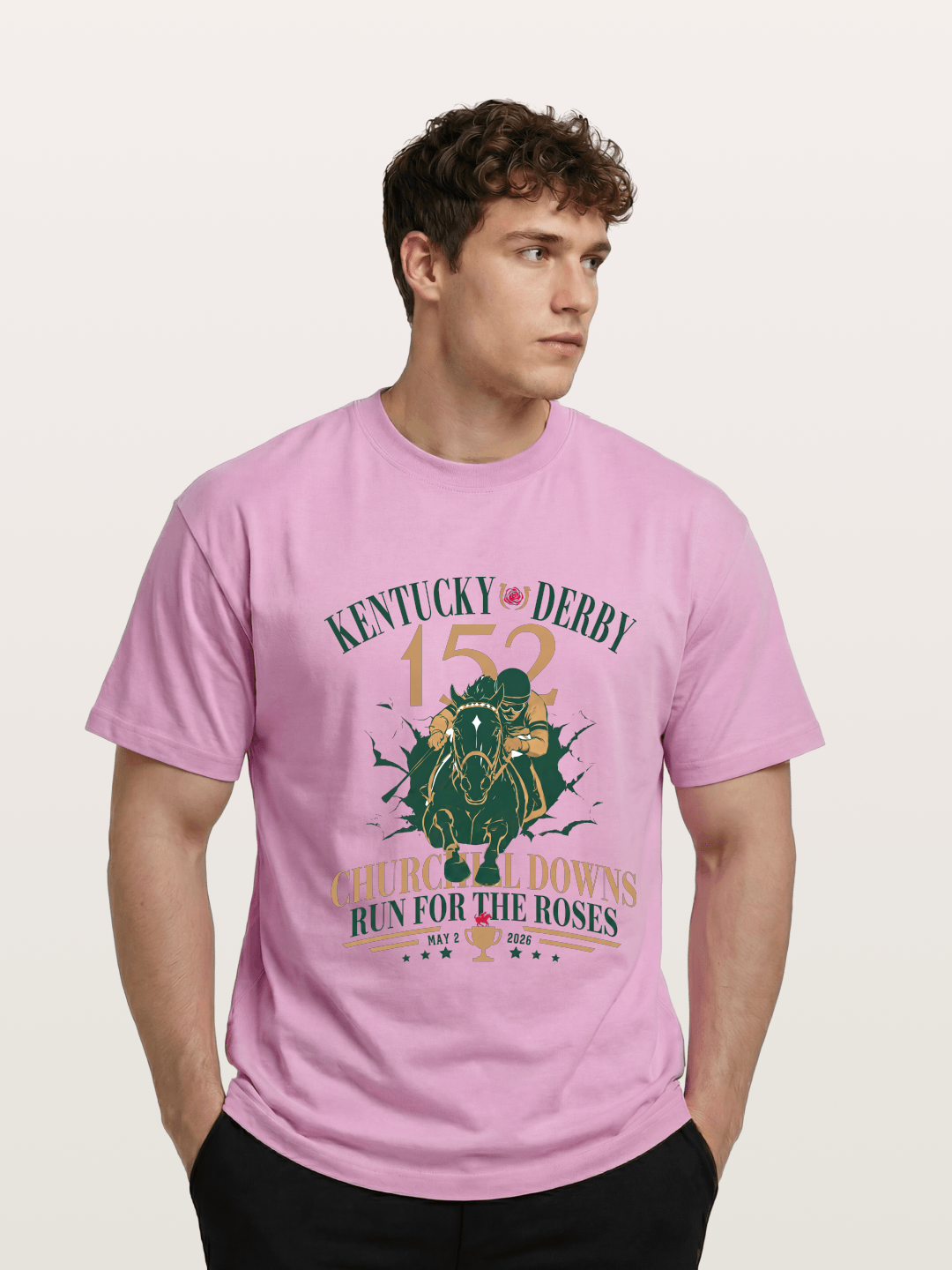 152nd Kentucky Derby Vintage Print Gildan T-shirt